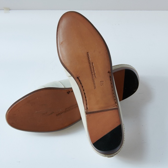 80s - SUSAN BENNIS - WARREN EDWARDS - Loafers - Men\'s - 10.5 - Wht - Leather main image 4